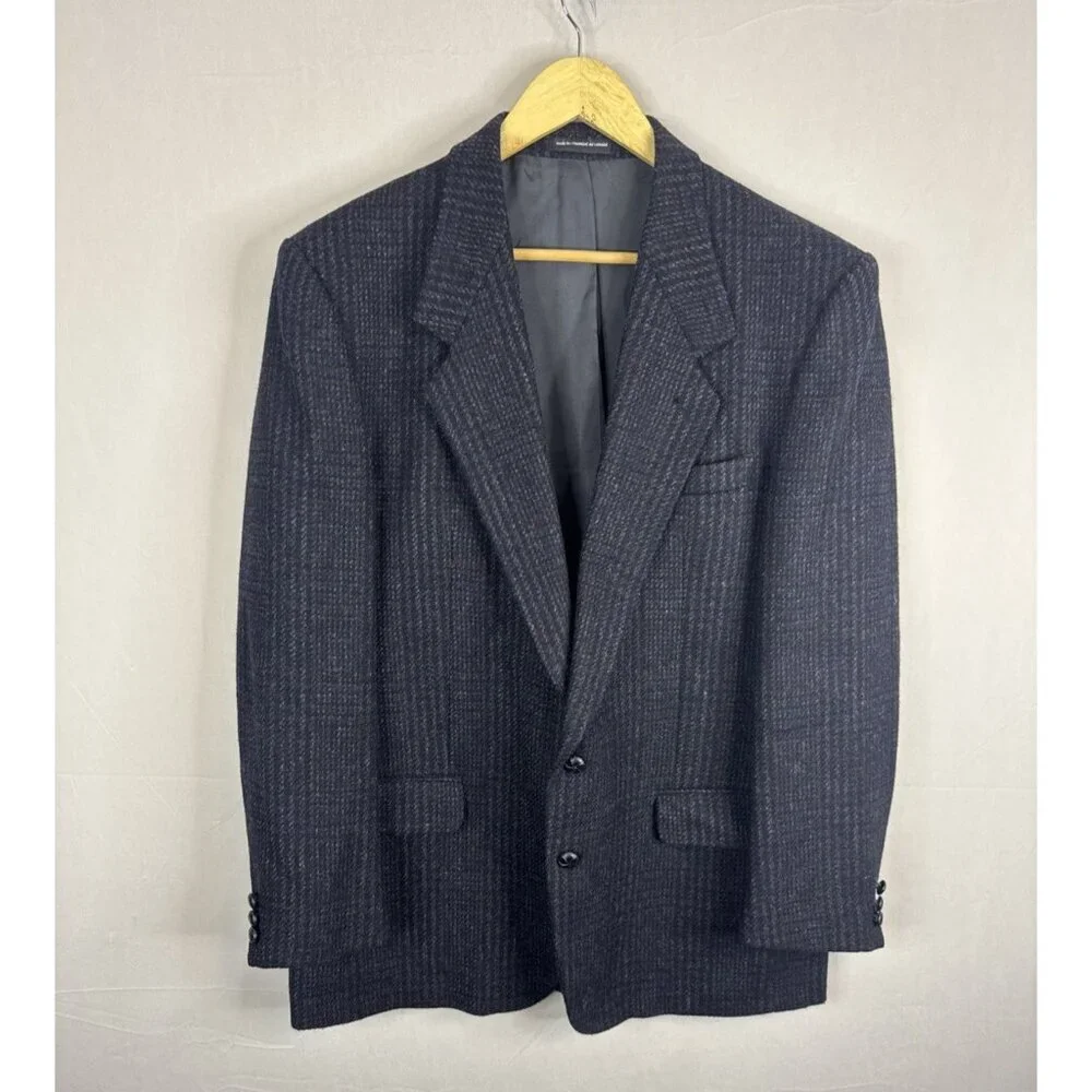 Selgard Scotland 44R‎ Men’s Pure Wool Textured Herringbone Sport Coat Vintage